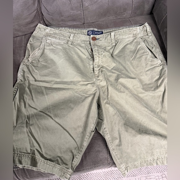 American Eagle Outfitters Other - American Eagle Outfitters Light Olive Flat Front Chino Shorts  size 42